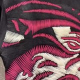 純棉厚款 粉色老虎印花短T