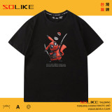 純棉 死侍&皮卡丘短T 三件1099
