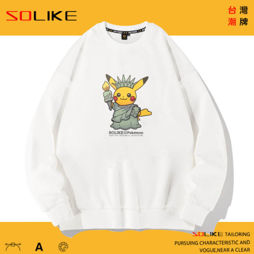 純棉 自由女神皮卡丘長T 兩件1099