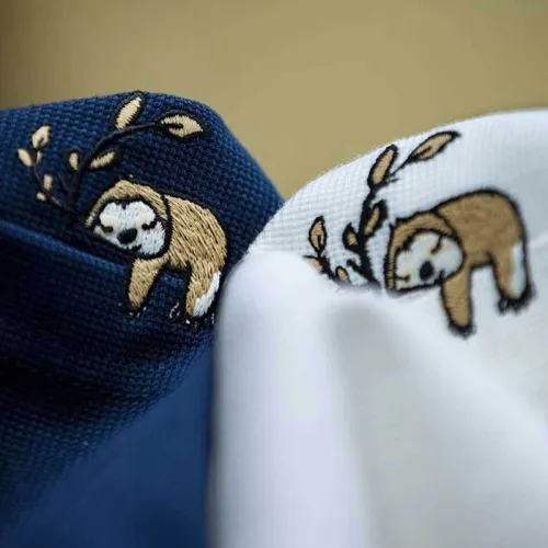 純棉 刺繡無尾熊短T