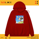 純棉 水彩畫風米奇連帽衫 兩件1199