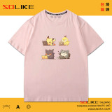 純棉 “不想工作”寶可夢短T 三件NT$1099