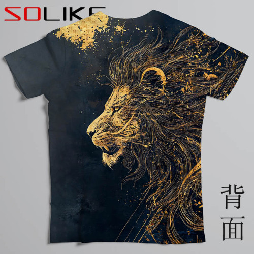 排汗衫 金色獅子短T 三件NT$1099