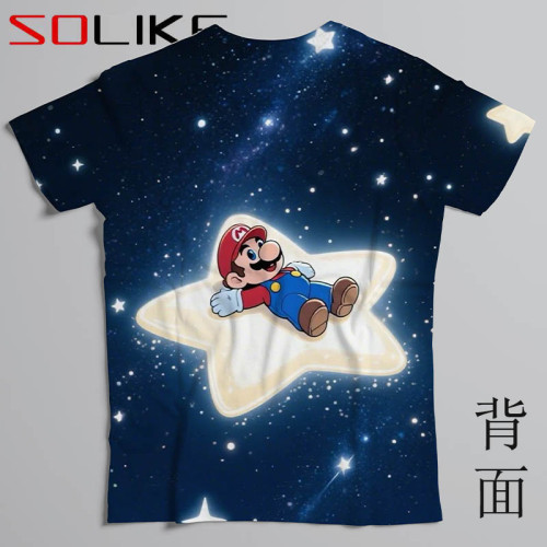 排汗衫 星空瑪利歐短T 三件NT$1099