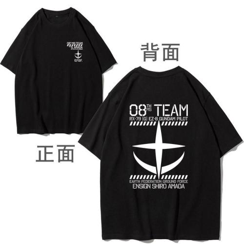 純棉 機動戰士鋼彈08MS小隊短T