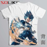 排汗衫 七龍珠賽亞人貝吉塔短T 三件NT$1099