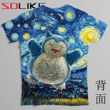 排汗衫 星夜卡比獸短T 三件NT$1099
