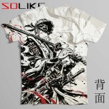 排汗衫 水墨海賊王索隆短T 三件NT$1099