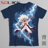 排汗衫 海賊王魯夫短T 三件NT$1099