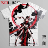 排汗衫 水墨風原神胡桃短T 三件NT$1099