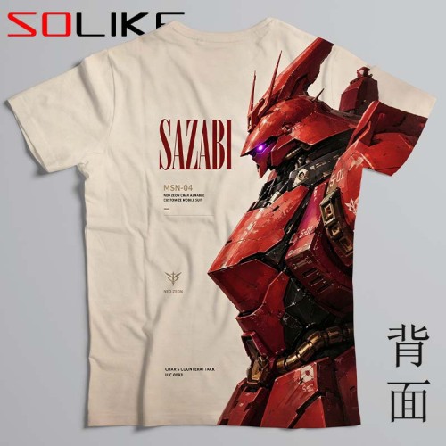 排汗衫 MSN-04沙薩比鋼彈短T 三件NT$1099