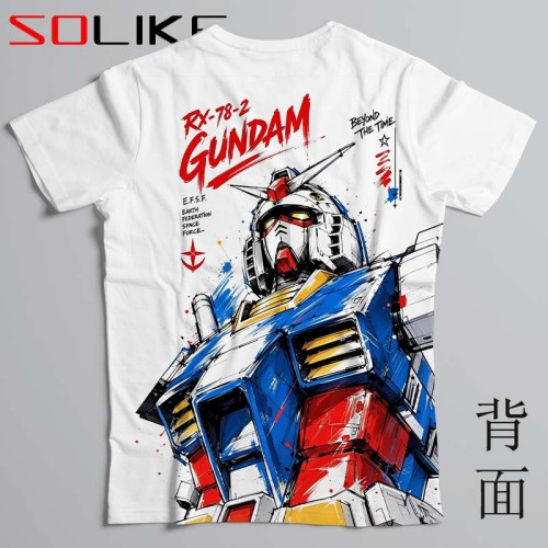 排汗衫 塗鴉鋼彈RX-78-2短T 三件NT$1099