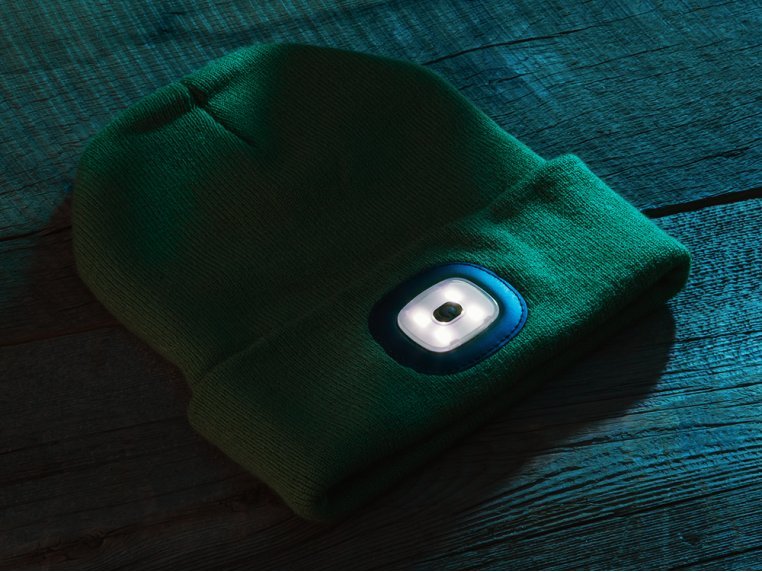 Rechargeable LED Beanie Hat 