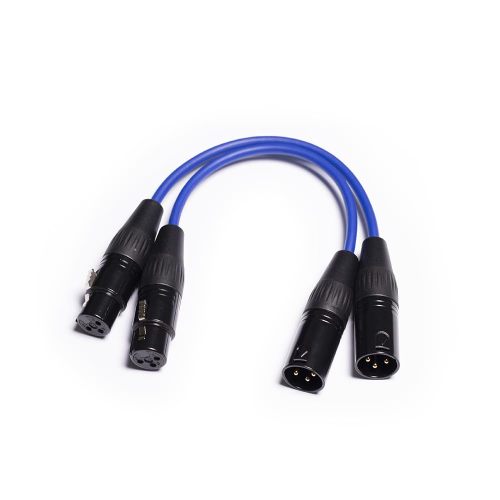 Aune AL3 XLR Balanced Male to Female 3-Pin Audio Cable (Pair)