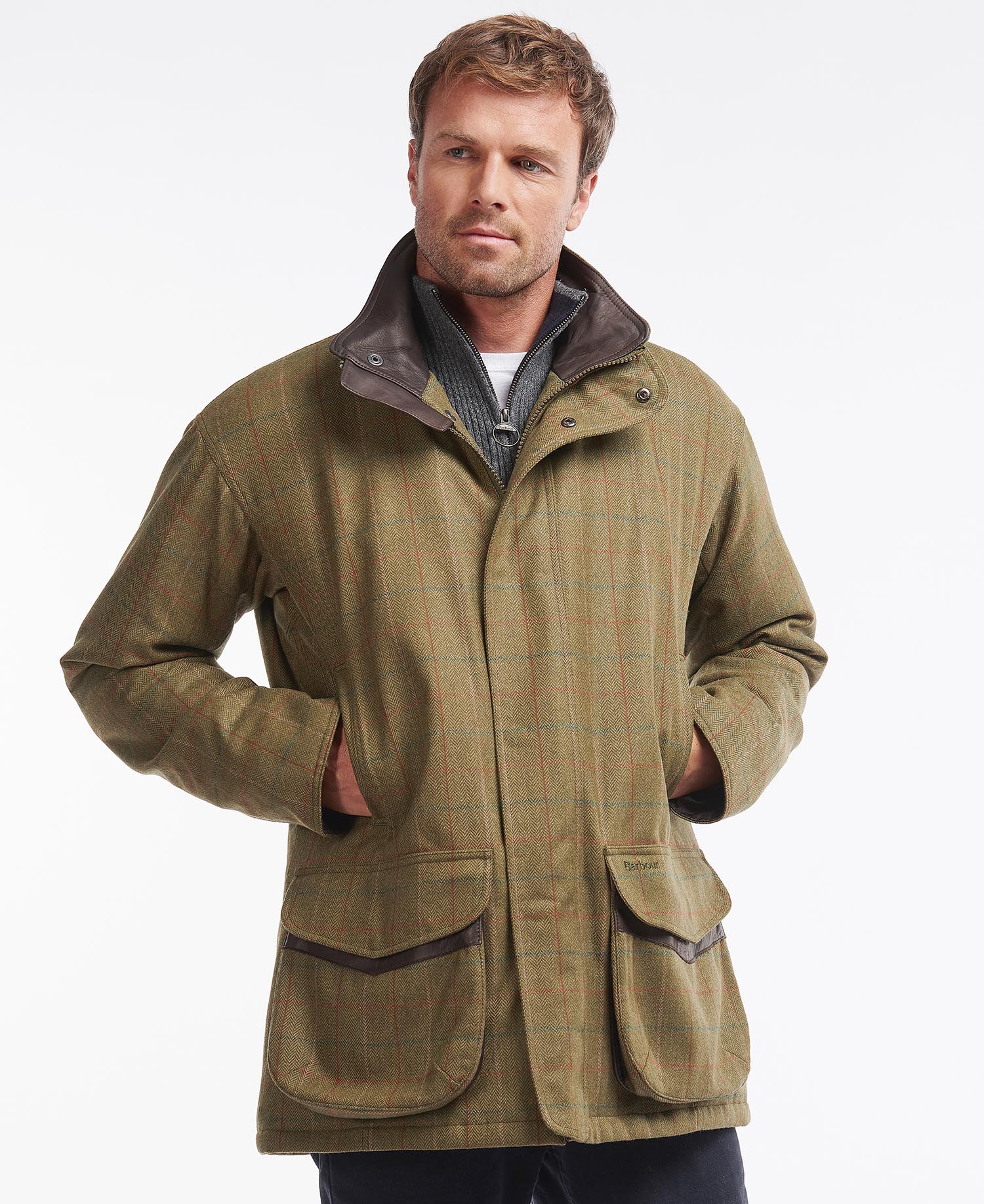 barbour moorhen waterproof wool jacket
