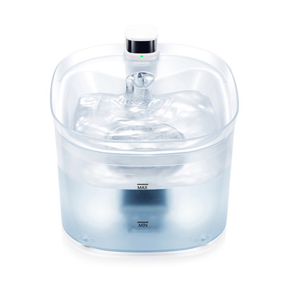PDPETS Newest Battery Operated Pet Drinking Water Fountain with Infrared Sensor Cat water fountain