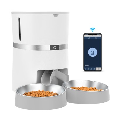 PDPETS Smart wifi feeder with two modes control design Automatic feeder for cats