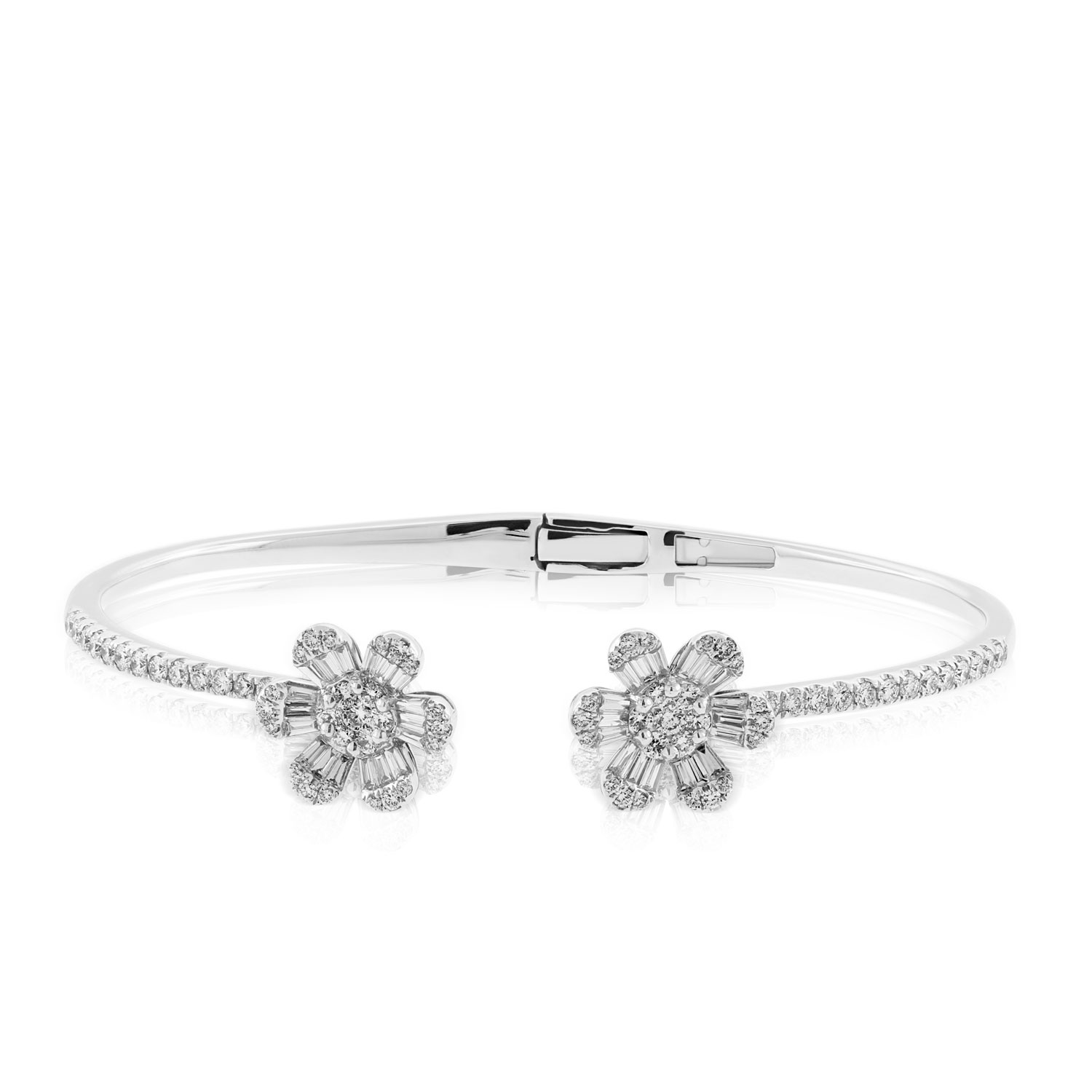 diamond bracelet flower