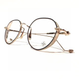 Replica Chrome Hearts Eyeglass Frame Titanium Metal VAGASOREASS FCE234