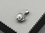 Chrome Hearts Pendant Hearts  CHP146 Solid 925 Sterling Silver