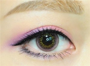 Enlarge Colour contact lens Eye's color Pink