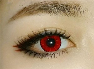 Party Colored contacts prescription Mystery Red