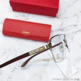 Cartier Eyeglass Wooden Leg EME00055 Wood Optical Frames FCA333