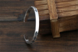 Chrome Hearts Bangle Open CHT003 CH CROSS Solid 925 Sterling Silver