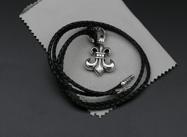 Chrome Hearts Pendant CH ARMY FLEUR CHP147 Solid 925 Sterling Silver