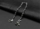 CHROME HEARTS Vintage 925 Sterling Silver Cross Bracelet CHB012