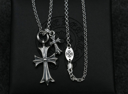 Chrome Hearts Pendant CH CROSS CHP110 Solid 925 Sterling Silver