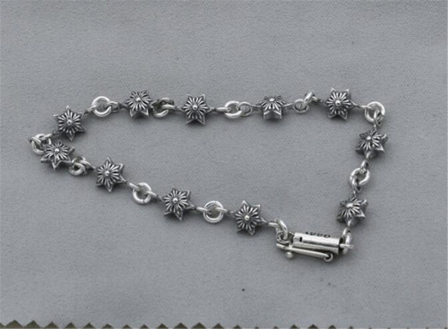 CHROME HEARTS BRACELET Thai Silver Hexagram Harajuku CHB073