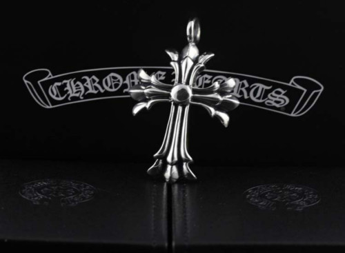 Chrome Hearts Pendant CH CROSS CHP108 Solid 925 Sterling Silver
