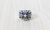 Chrome Hearts Bubble Gum Ring Foti Harris Teeter CHR059 Solid 925 Sterling Silver