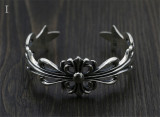 Chrome Hearts Bangle CHT033 Solid 925 Sterling Silver