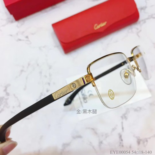 Cartier Eyeglass Wooden Leg EYE00054 Wood Optical Frames FCA335