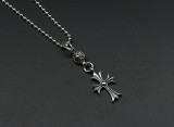 Chrome Hearts Pendant CH CROSS / ARMY FLEUR CHP145 Solid 925 Sterling Silver