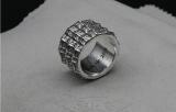 Chrome Hearts PETE PUNK TRIPLE STACK RING CHR091 Solid 925 Sterling Silver