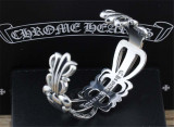 Chrome Hearts Bangle OPEN  KEEPER CHT043 Solid 925 Sterling Silver