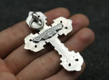 Chrome Hearts Pendant Filigress CROSS CHP086 Solid 925 Sterling Silver