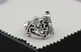 CHROME HEARTS/RING KEEPER CHR102 Solid 925 Sterling Silver