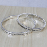 Chrome Hearts Fuck You Bangle CHT037 Solid 925 Sterling Silver