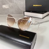 BALENCIAGA Women's Sunglasses Cat Eye BB0152SA SBA014