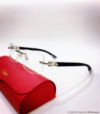 Online Prescription Cartier Eyeglasses Wooden + Titanium CT0287O FCA261