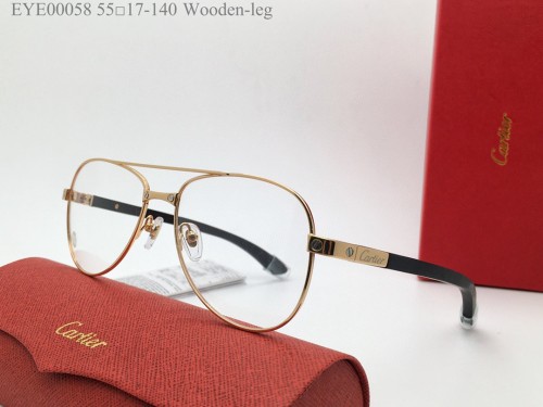 Cheap Eyeglasses Online Wooden Cartier CT00058 FCA269