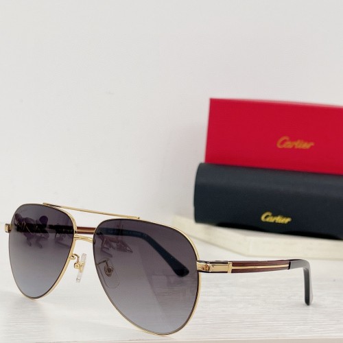 Wholesale Cartier Sunglasses online Wooden Frame CT0352S CR135