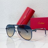 Men Sunglasses Aviator Cartier CT0421S CR214