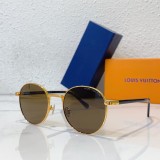 Polarized Round Sunglasses Men L^V Z1909U SLV206