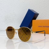 Polarized Round Sunglasses L^V Z1909U SLV202