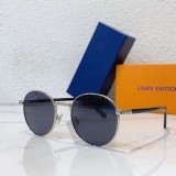Polarized Round Sunglasses Men L^V Z1909U SLV206